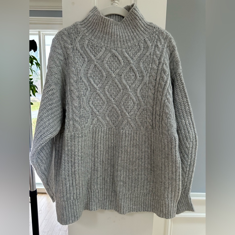 A New Day Cozy Gray Knit Sweater